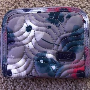 Lug Wallet Splits Watercolor Pearl